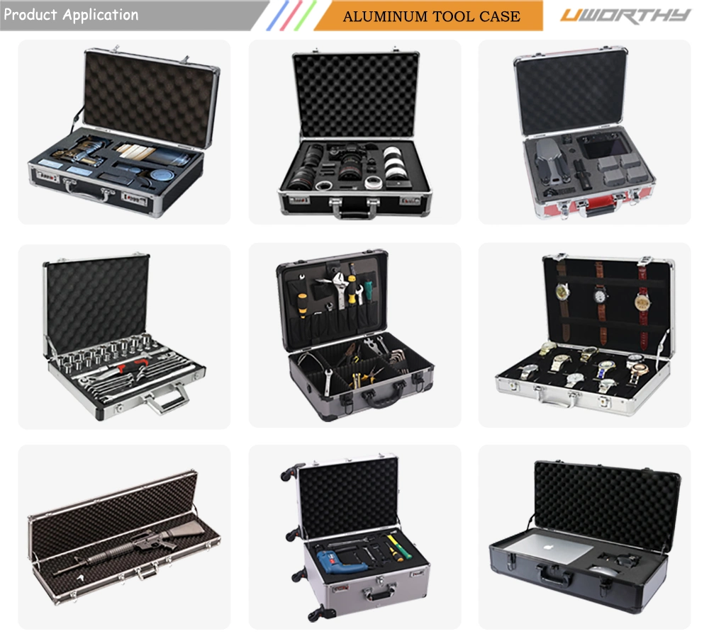 Factory Professional Custom Air Aluminum Tool Trolly Flight Case