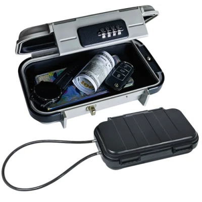 방수 개인 해변 안전 잠금 상자 휴대용 케이스 여행 ABS 보안 귀중품 보관 가방